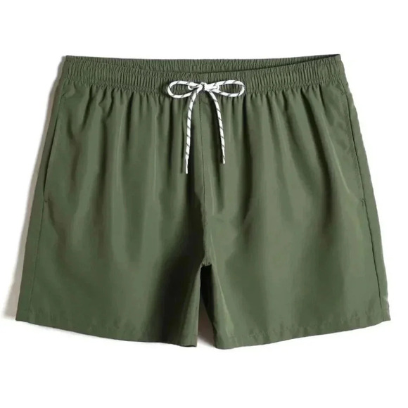 . Other - Army Green Vacation Style Men's Swim Trunks